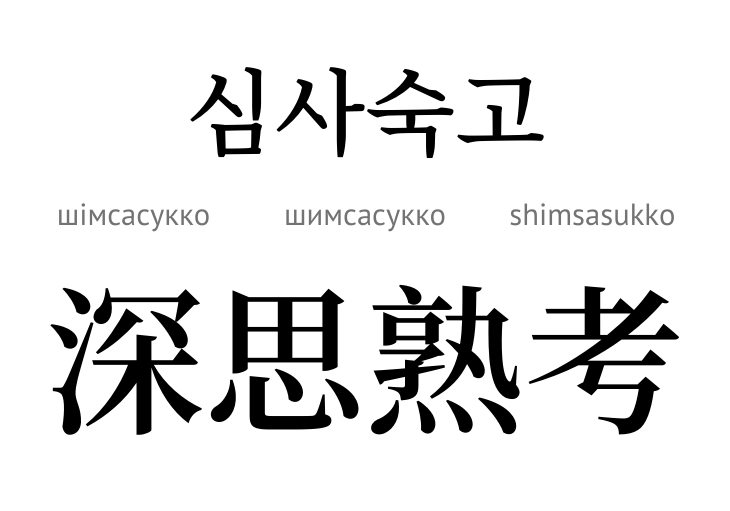 Медитація (ієрогліф)