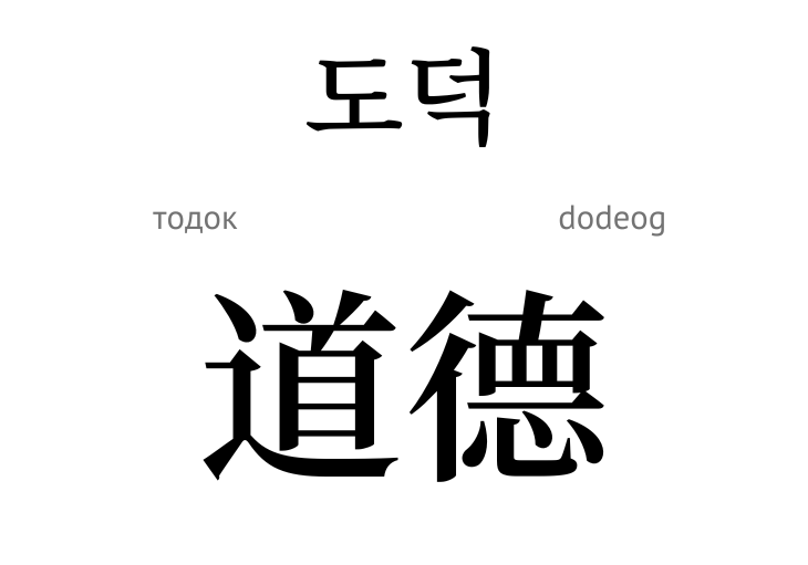 Моральність (ієрогліф)