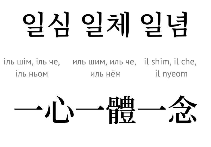 Одна душа, одне тіло, одне мислення
