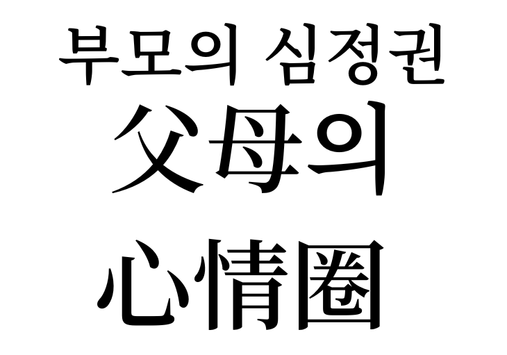 Sphere of parent shimjeong